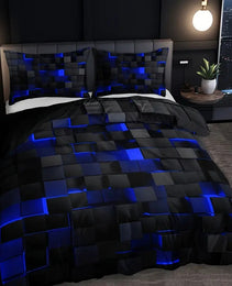 Abstract Grid Series Quilt Cover Digital Printing Bedding