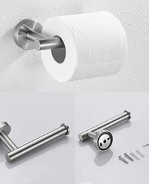 3-piece Set Of Bathroom Hangers And Towel Racks