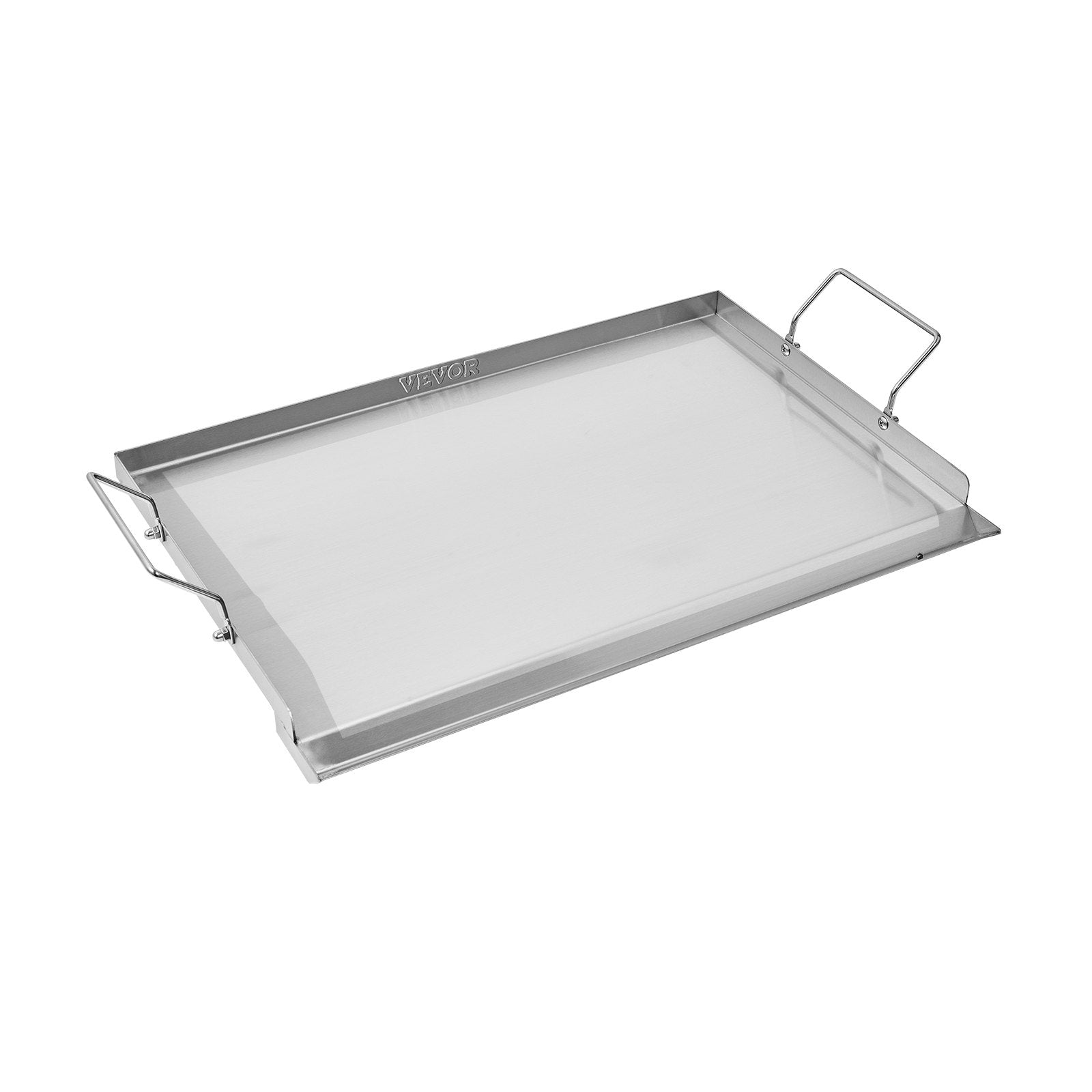 23x16 In Flat Top Griddle Stainless Steel Universal BBQ Grill Pan Cookware