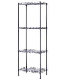 4-Tier Wire Shelving Unit Metal Storage Rack