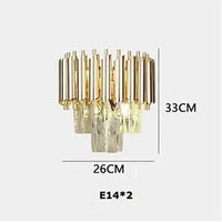 Luxury Crystal Ceiling Chandelier Lighting Modern Living Room Lights Lustre Indoor Bedroom Home Decor Led Hanging Pendant Lamp
