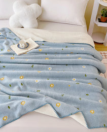 Office Nap Multifunctional Lambswool Shawl Blanket