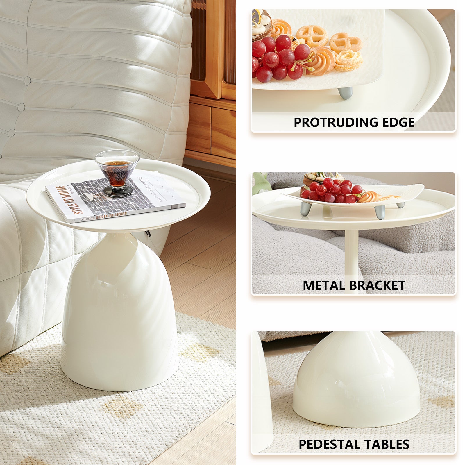 Side Table White