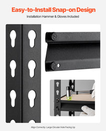 Storage Shelves 16 D X 36 W X 71.4 H 5-tier Garage Storage Shelving