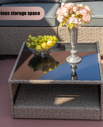 7-piece Patio Sofa Furniture Set