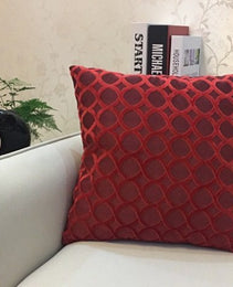 Home Decorative Sofa Throw Pillows Flannel Cushion Cover