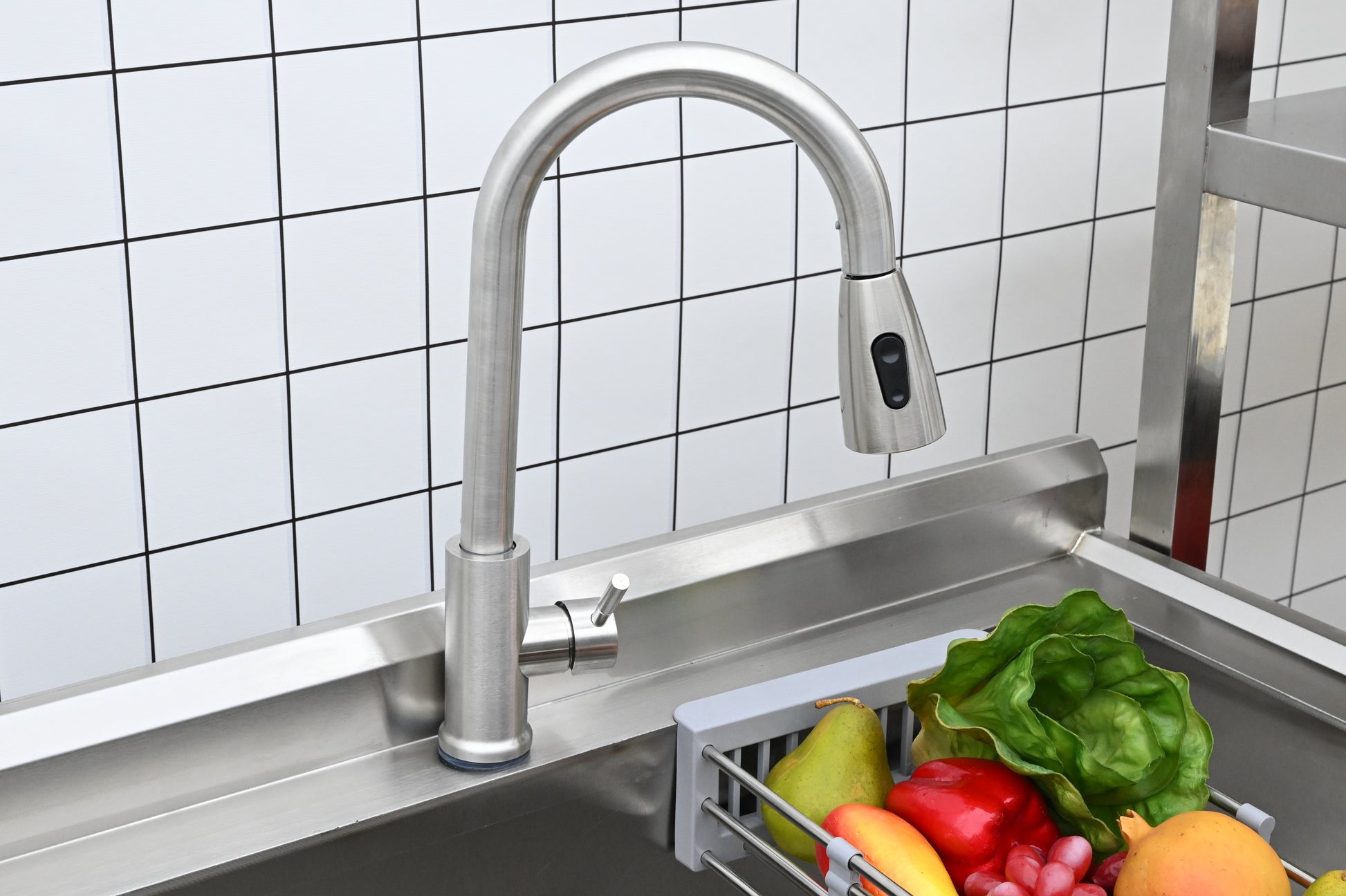 Stainless Steel Utility Sink, Freestanding Sink 1