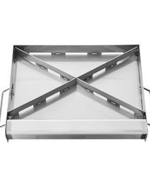 17x13 In Flat Top Griddle Stainless Steel Universal BBQ Grill Pan Cookware