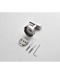 3-Pieces Bathroom Hardware Accessories Set - Towel Bar, Toilet Paper Holder, Robe Towel Hooks