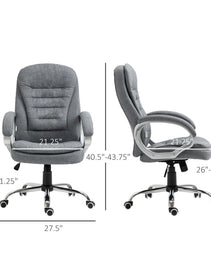 High Back Home Office Chair Executive Computer Chair With Adjustable Height