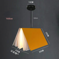 Novelty Pendant Lights Book Decoration Hanging Lamp Modern Ceiling Chandelier Study Room Library Shop Decor Kids Children Decor