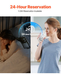 Portable Countertop Ice Maker 50Lbs 24H Self-Cleaning With 3 Sizes Ice Cube