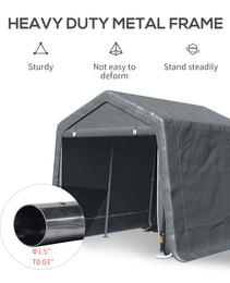9.2' x 7.9' Garden Garage Storage Tent