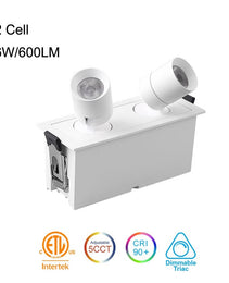 Led Module light 2 head pull - 6W - 5CCT - JXLTXH02