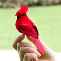 2-Pack Red Cardinal Christmas Décor Birds – CJ product view 3