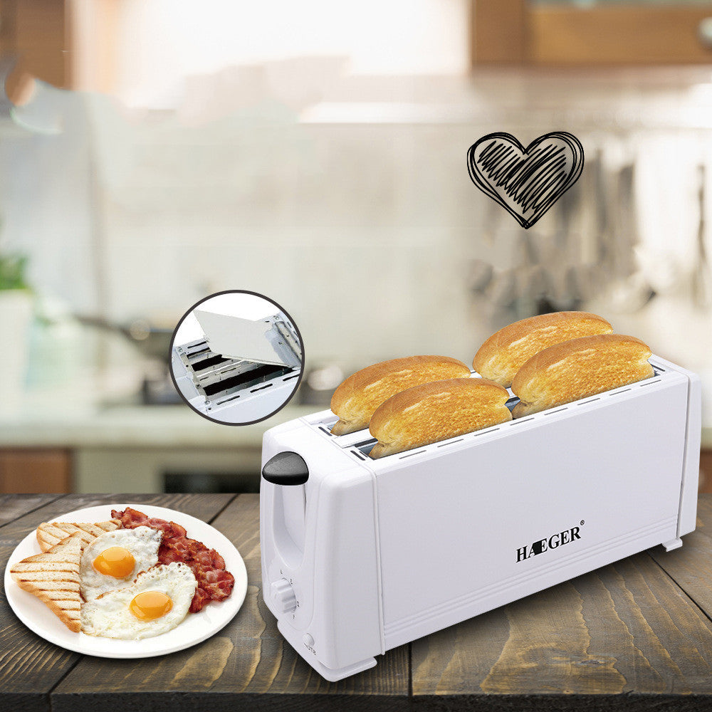 1200W Commercial-Grade Crepe & Breakfast Station – 35cm Double-Sided Electric Griddle with Black Crystal Panel