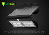 Embrace Nature's Beauty: Solar LED Wall Light LD -S WL- 6.8W - PLUS-BUTTERFLY Black  - Illuminate Your World with Enchanting Butterflies!
