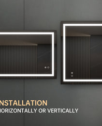 LED Lighting Bathroom Wall Mounted Mirror