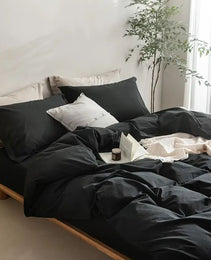 Serta Simply Clean Solid Duvet Cover King