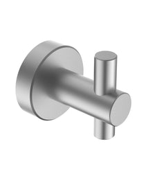 Round Base Wall Hanging Hook - Gun Grey Hook, 2 Pack, For Entry Shoe Cabinet, Wardrobe Bathroom Bedroom Furniture Hardware