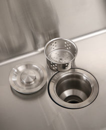 24in Stainless Steel Washing Sink W Faucet Hoses And Drain Head Only Update