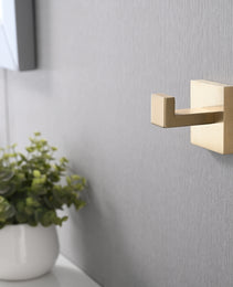 2 Pack Wall-Mounted Stainless Steel Bathroom Towel Hooks Coat Hooks For Bathroom, Bedroom, Kitchen