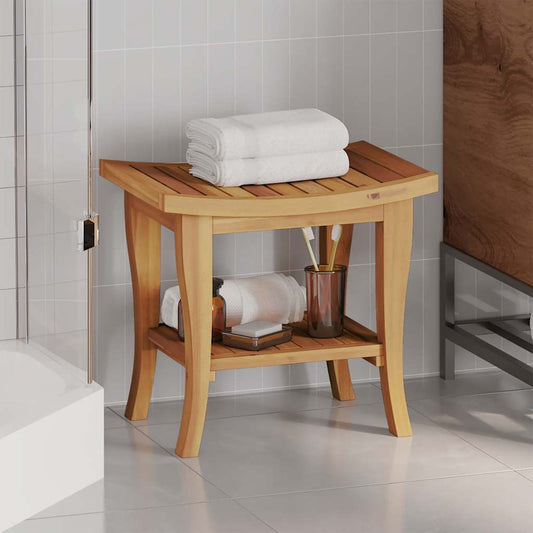 Bathroom Side Table 50x35x45 cm Solid Teak Wood