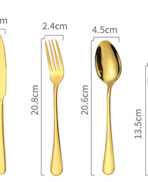 High-end tableware 24 piece set