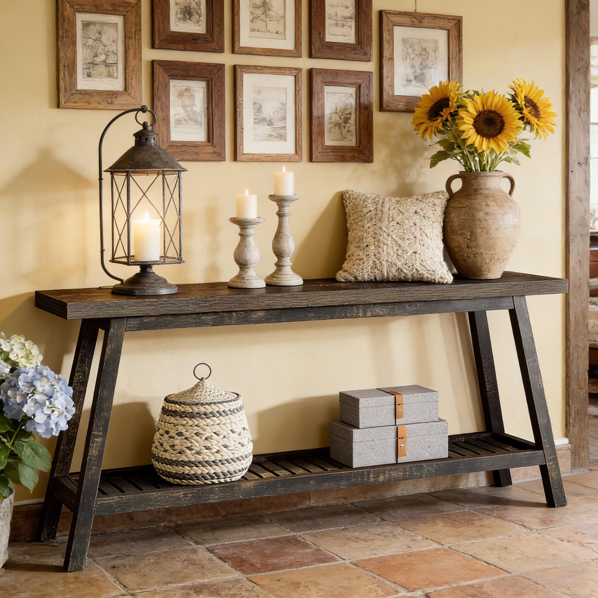 2-Tier Sofa Table,Console Table,Side Table