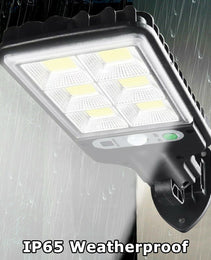 LED Solar Motion Sensor Light Bright Garden Outdoor Street Wall Lamp Solar Wall Lamp Lights Outdoor Road Lamp For Garden, Yard, Garage, Path