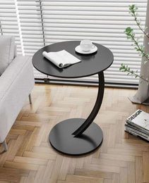 Round Small Coffee Table Living Room Sofa Side Table Bedroom Bedside Table Bedside Table Small Table Movable Coffee Table