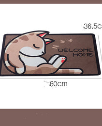 Cartoon Welcome Entrance Doormats Carpets Rugs For Home Bath