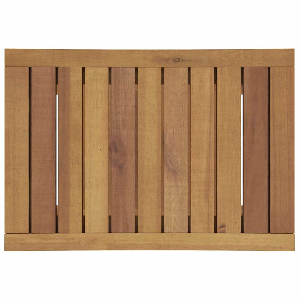 Bathroom Side Table 50x35x45 cm Solid Teak Wood