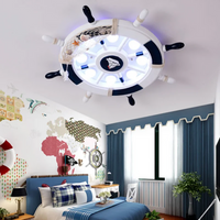 2026 Ceiling Light Lamps Children Room Kids Bedroom Nursery Creative Boat Rudder LED Chandeliers Lights Lighting Home Decoration