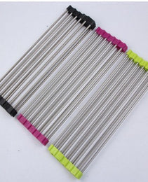 Folding Kitchen Drain Sink Rack Stainless Steel
