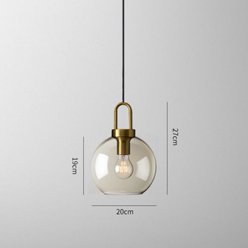 Arabella 1-Light E27 Glass Indoor Pendant Ceiling Light