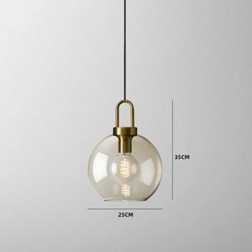 Corinne 1-Light E27 Glass Indoor Pendant Ceiling Light