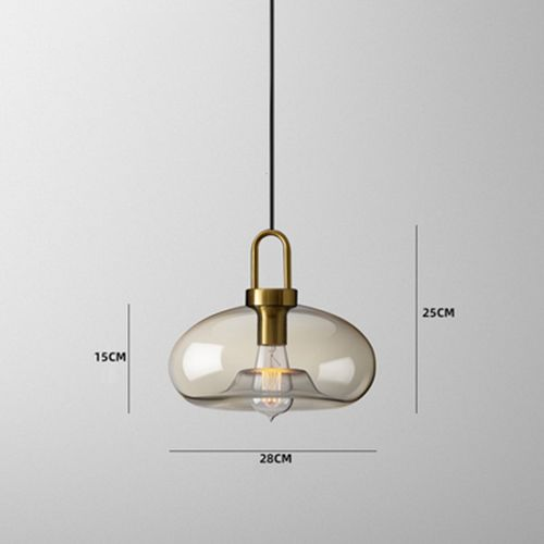 Theodora 1-Light E27 Glass Indoor Pendant Ceiling Light