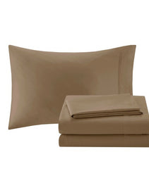 12 Piece Comforter Set With Cotton Bed Sheets Black Queen