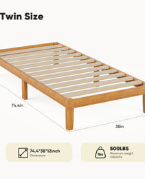Full-size Wooden Bed Frame