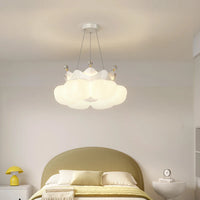 Modern Crown LED Ceiling Light For Kids Room Children Room Bedroom Kitchen Table Girl Home Decoration Lighting Chandelier Lamp