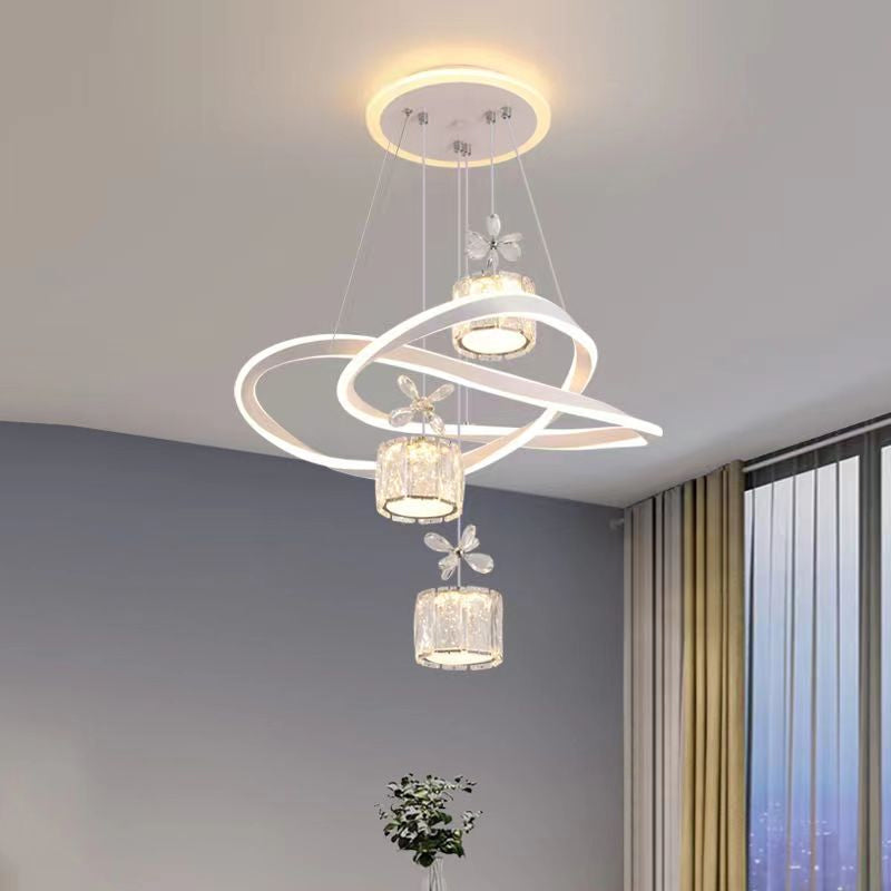 Sidonie 130W White Tri-Color Modern Aluminum LED Indoor Chandelier