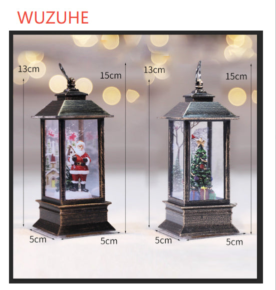 LED Simulation-Flame Holiday Oil Lamp