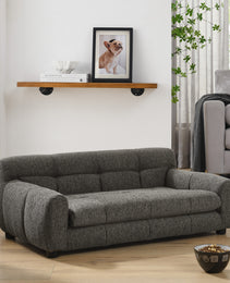 Soft And Comfortable Pet Sofa With Backrest And Armrests, Suitable For Modern Rectangular Pet Sofas For Small And Medium-sized Dogs,-dark Gray