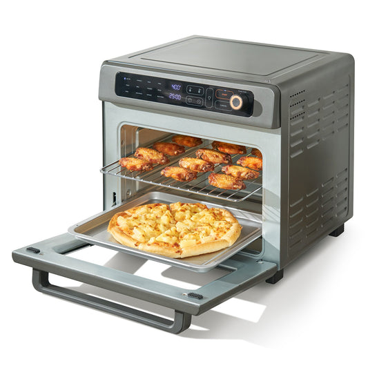 12-in-1 Digital Convection Oven – 1700W Air Fryer, Toaster & Bread Maker Combo