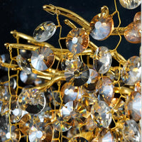 Modern Luxury Crystal Wall Lamp Living Room Bedroom Bedside Lamp Background Wall Villa Home Indoor Lighting Decoration LED Light