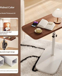 Flip-up Bedside Table Height-adjustable Side