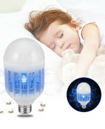 Bug Zapper Light Bulb Mosquito Lamp Fly Trap Killer Indoor Outdoor Insect E26 E27