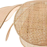 Rattan Woven Petal Pendant Lamp Retro LED Dining Room Chandelier Bedroom Living Restaurant Tea Room Home Decor Lighting Fixture