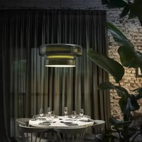 LED Fashion Glass Pendant Lights Modern Annular Chandelier Designer Hanging Lamp Home Room Decoration for Living Bedroom Fixture
